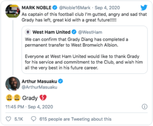 Mark Noble tweet