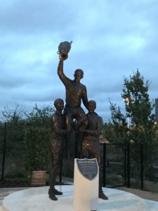 Statue of West Ham's European Cup winners