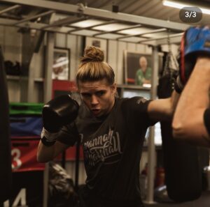 Savannah Marshall training in the boxing gym. Credit Instagram @savmarshall1