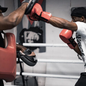 Up and coming boxing prospect Beni Mondua sparring. 