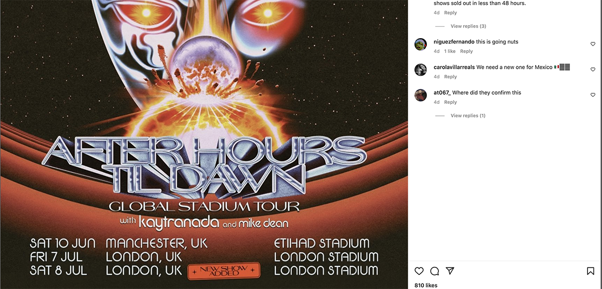 the weeknd tour europe london